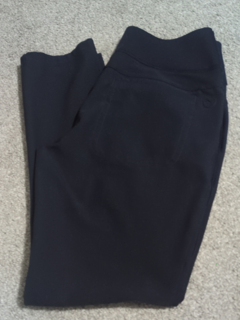 Puma Navy Women's Cropped Pull-On Golf Pants